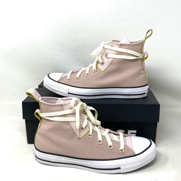 Converse Ctas High Top Casual Sneakers Women's Skate Stone Mauve Canvas A05064F - Picture 4 of 11